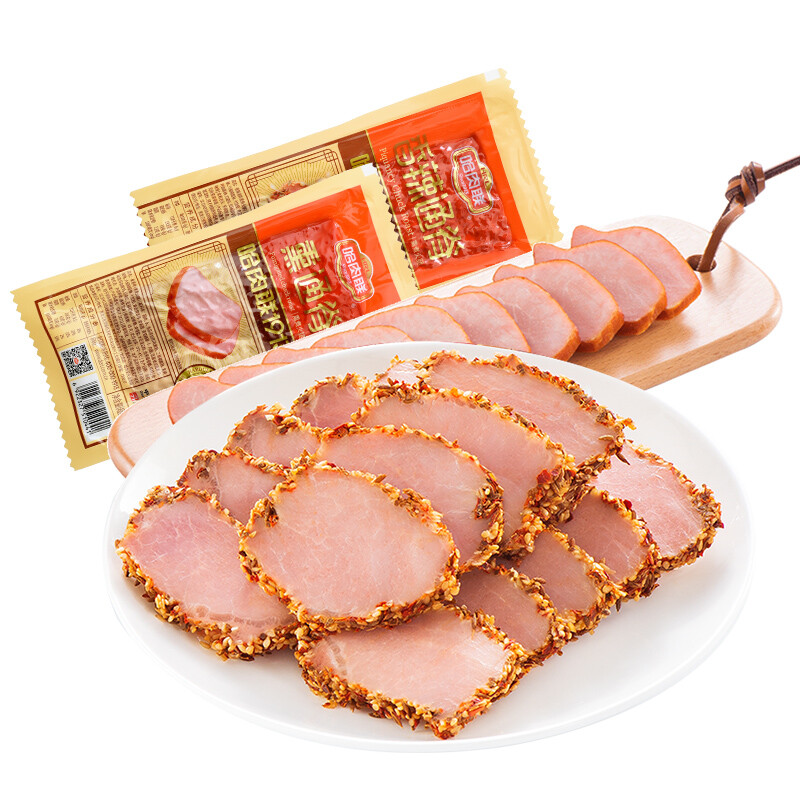 哈肉联香辣通脊 熏猪里脊肉200g*2（单位：袋）  