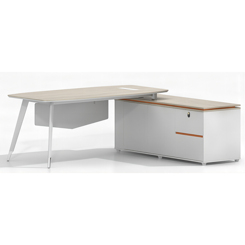 荣美盛 老板桌经理桌主管桌简约班台桌板式办公桌 张 1800*1680*750mm