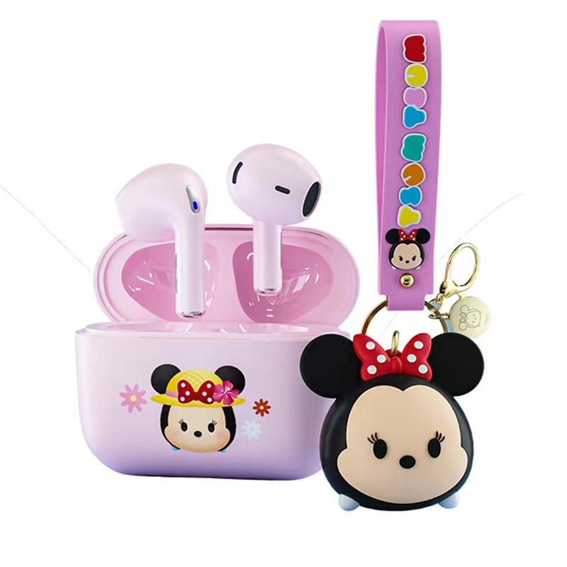 迪士尼 J16精品TWS耳机钥匙扣礼盒（单位：个） 米妮粉