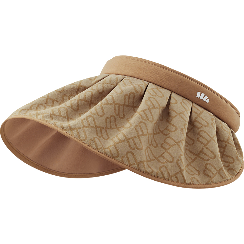 蕉下女士贝壳防晒帽TS55024（单位：顶） 浅棕蕉花