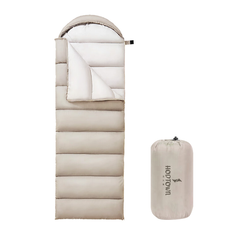 何大屋 舒逸睡袋 HDW1519 (185+30)*80cm （单位：个） 米黄
