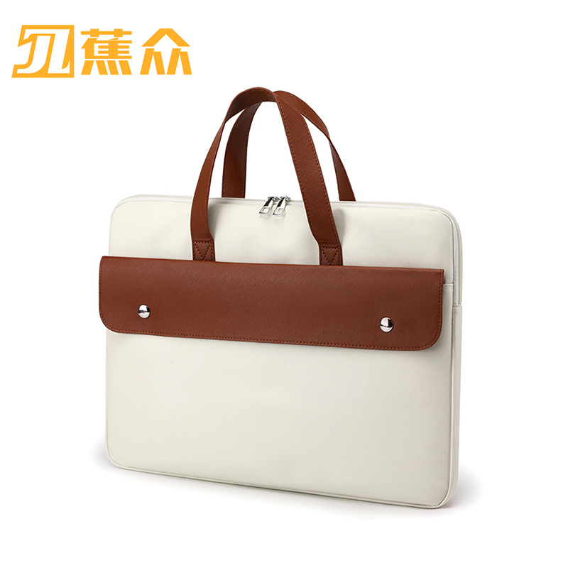 蕉众Banana travel 手提斜挎电脑公文包M-SL605（单位：个） 白色