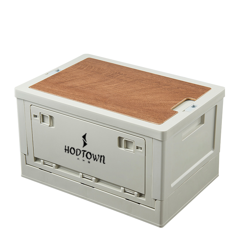何大屋 户外折叠收纳箱 HDW2101 50*36*30cm,55L （单位：个） 银白色