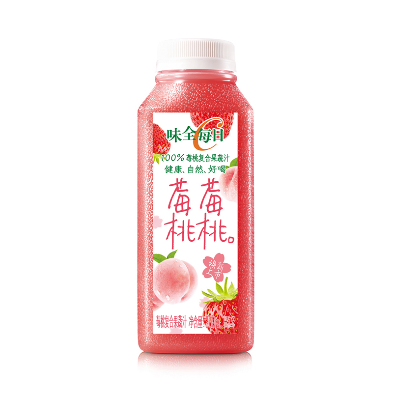 味全莓莓桃桃300ml*12（单位：瓶） 红色