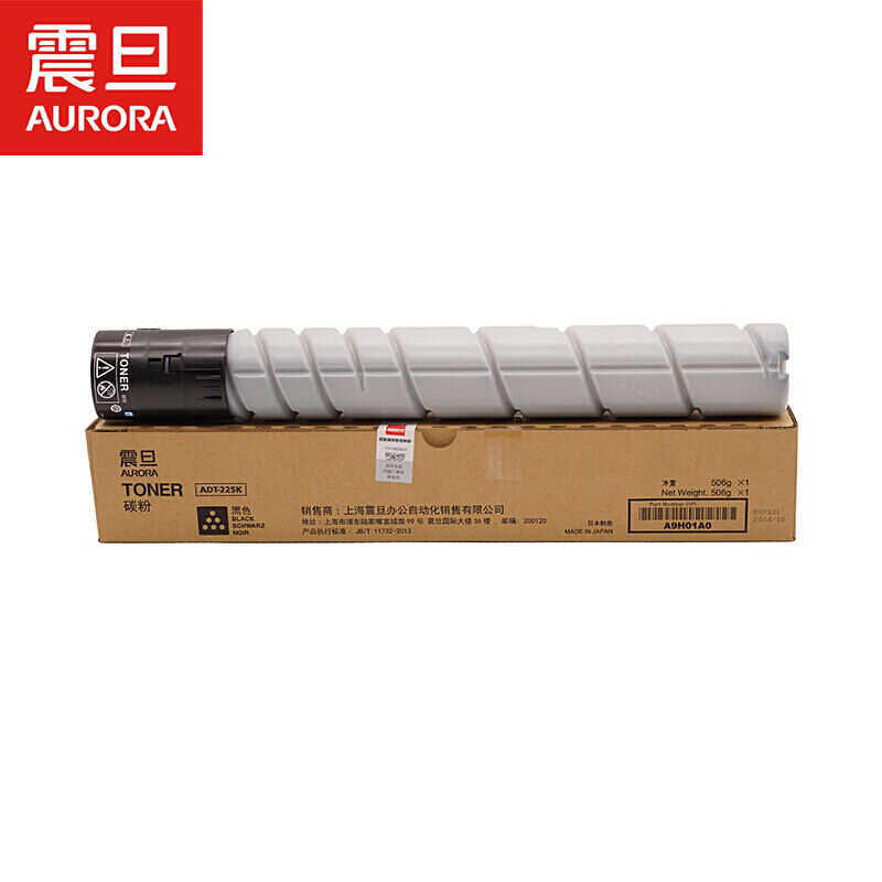 震旦（AURORA）ADT-225K碳粉(适用ADC225/265系列机型)约23000页 单位：个 黑色