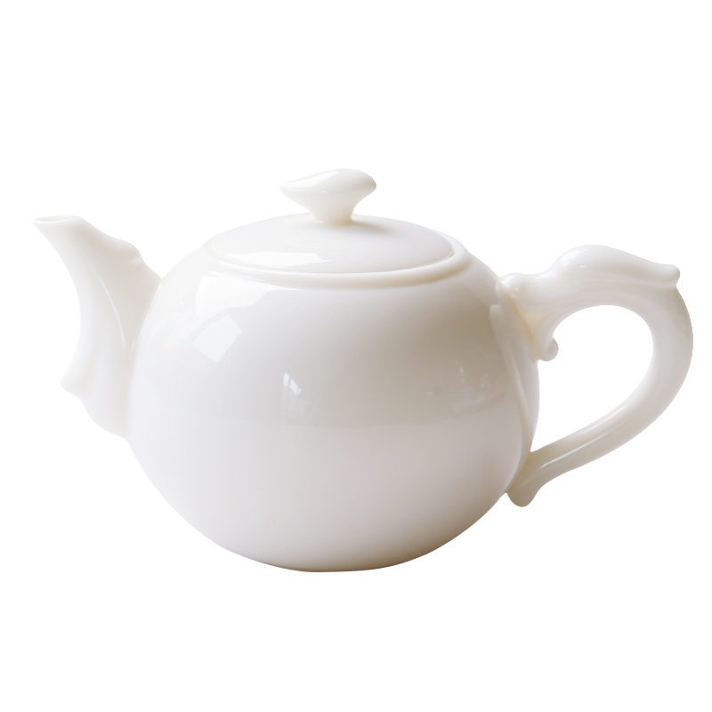 苏氏陶瓷（SUSHI CERAMICS） 羊脂玉茶壶 J0033 220ml 白色（单位：个）
