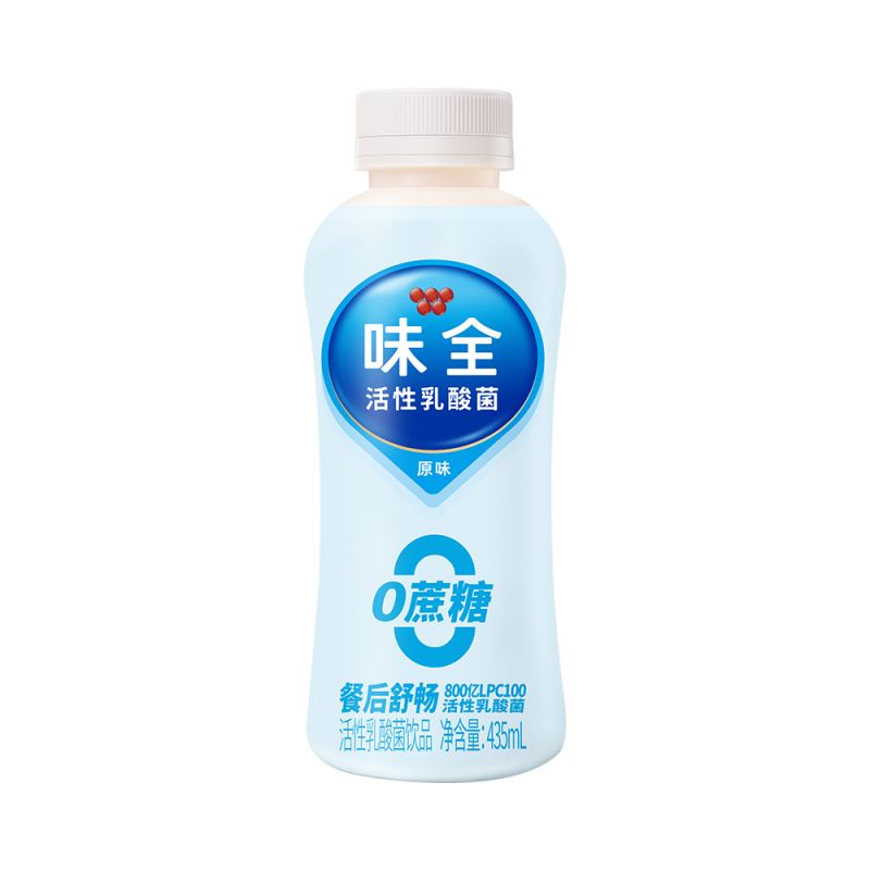 味全 低糖活性乳酸菌原味 435ml*8（单位：瓶） 白色