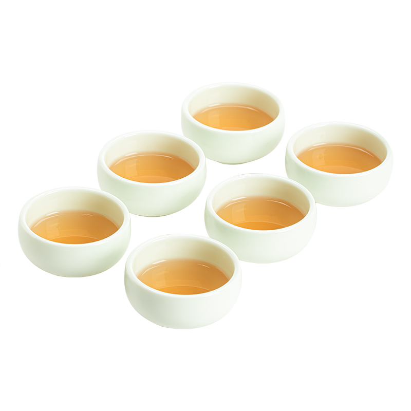 苏氏陶瓷（SUSHI CERAMICS）J0515茶杯 翡翠玉瓷杯品茗杯6个装（单位：套）  
