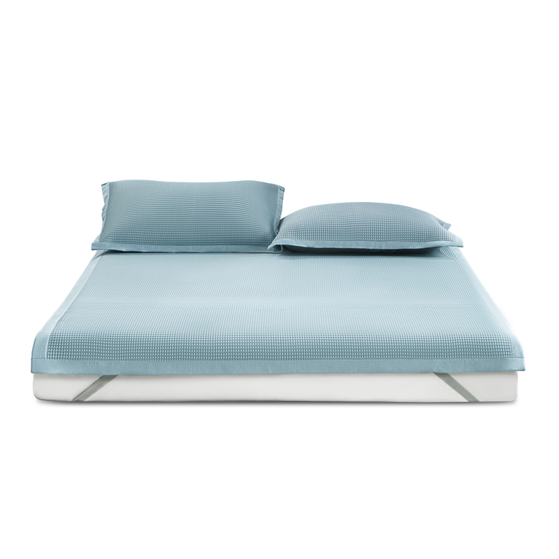 水星家纺 冰沁凉感豆豆席-S03 125577/125578 1.5米床（单位：套） 蓝色