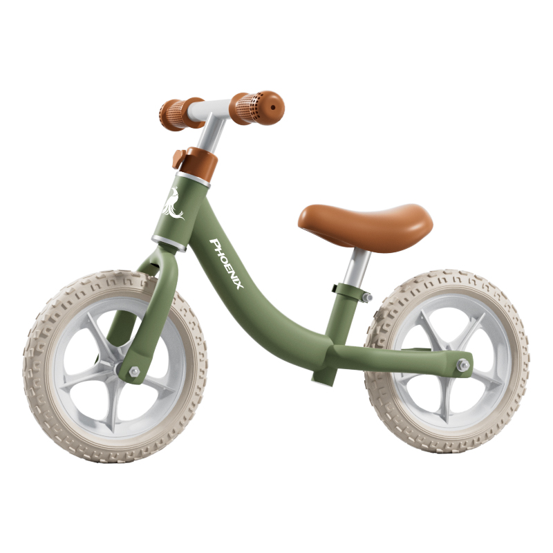 凤凰儿童平衡车滑步车T12/辆 绿色