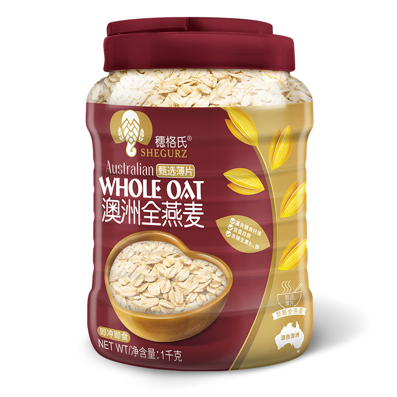 穗格氏澳洲全燕麦1000g/罐（单位：罐） 绿色