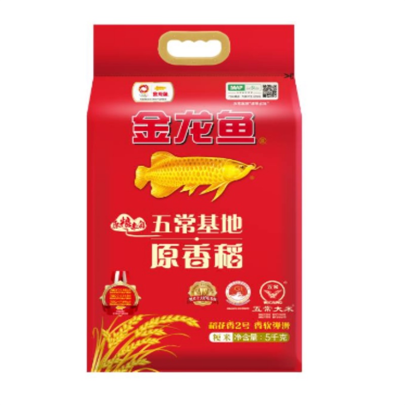 金龙鱼原香稻大米5KG（单位：包） 无色
