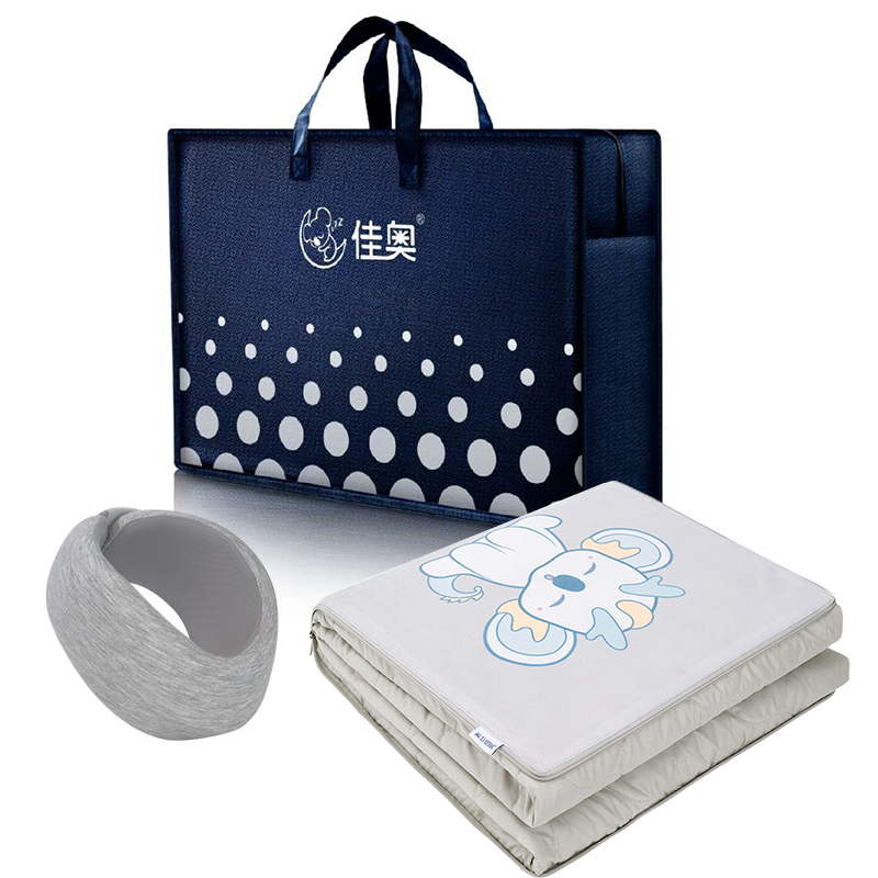 佳奥 车用抱枕被小号+天鹅护颈u枕套装 (单位:套） 珍珠灰