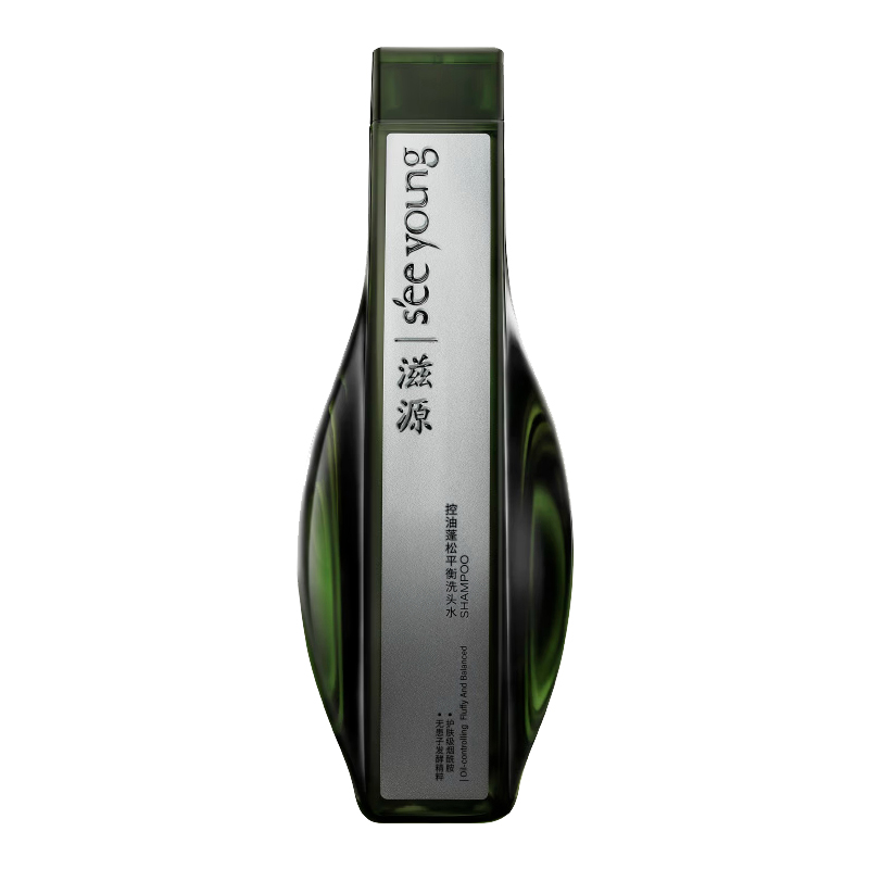 滋源控油蓬松平衡洗头水400g（单位：瓶） 松石绿