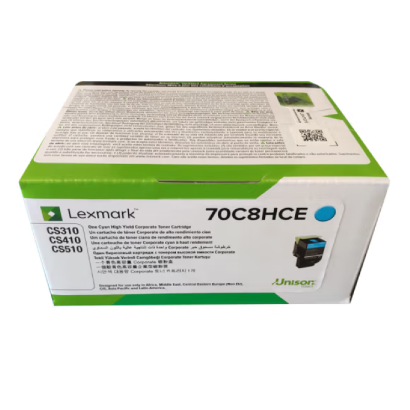 利盟 70C8HCE 适用CS310/410/510dn/de 高容量（个） 蓝色 3000页 蓝色