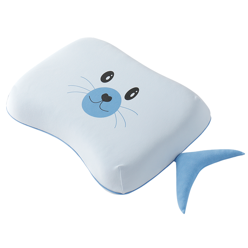 好孩子梵迪星辰儿童硅胶枕蓝 43*27*5-7CM单位：个 蓝色