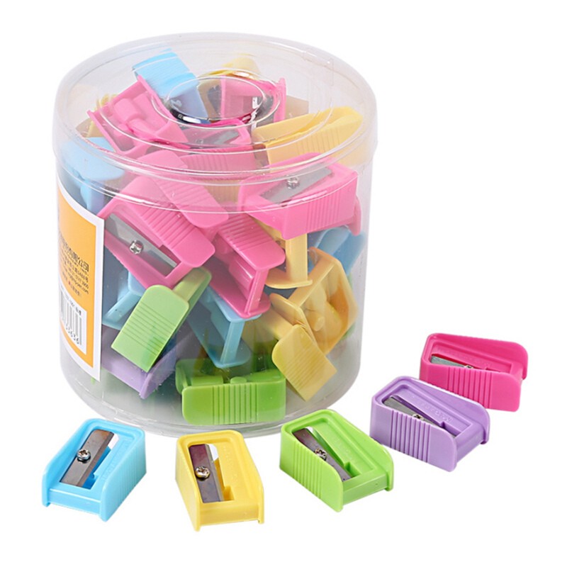 晨光 M&G 单孔塑料卷笔刀 APS91211 (红色、黄色、蓝色、绿色、紫色) 50个/盒 彩色