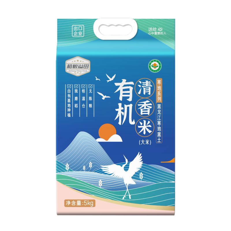 溢田有机寒地清香米5kg单位：袋 5kg