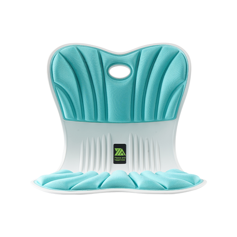 思菲其护腰坐垫ZD301办公室久坐不累神器花瓣靠背防驼背矫正坐姿矫正器1.2kg/个 活力蓝