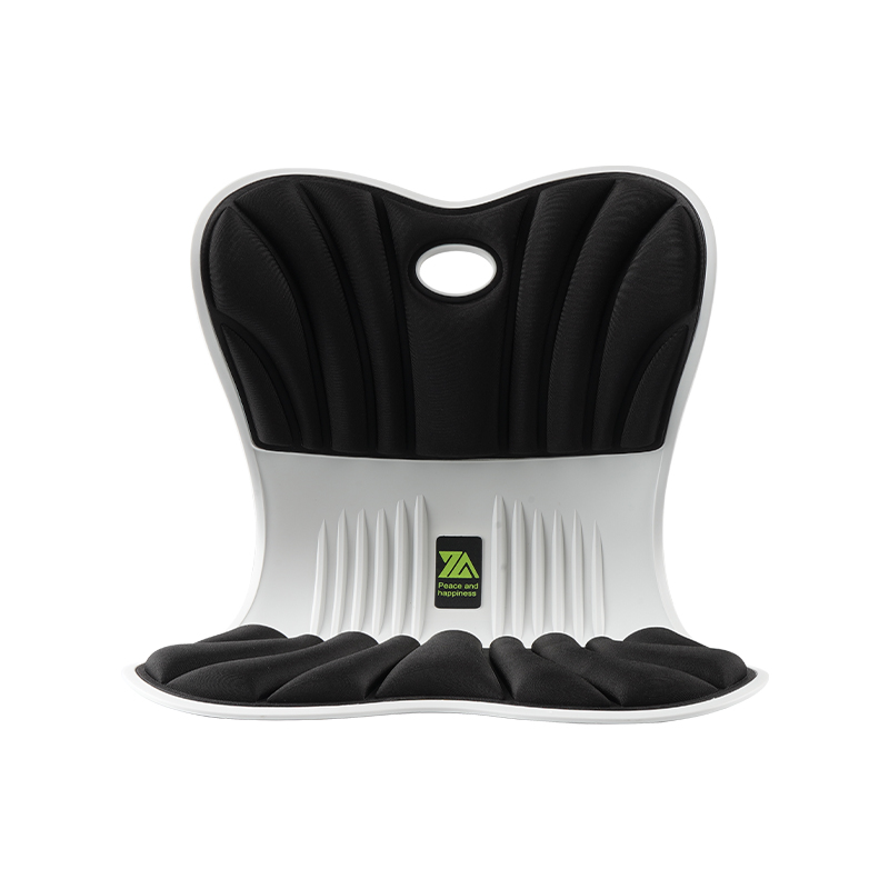 思菲其护腰坐垫ZD303办公室久坐不累神器花瓣靠背防驼背矫正坐姿矫正器1.2kg/个 黑色