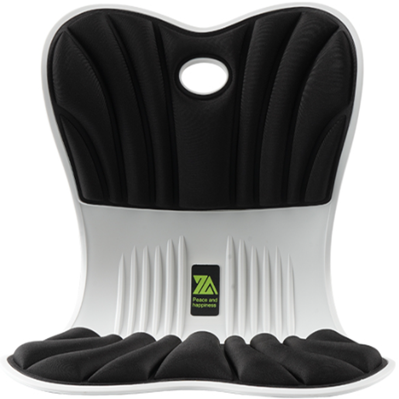 思菲其护腰坐垫ZD501办公室久坐不累神器花瓣靠背防驼背矫正坐姿矫正器2.0kg/个 黑色