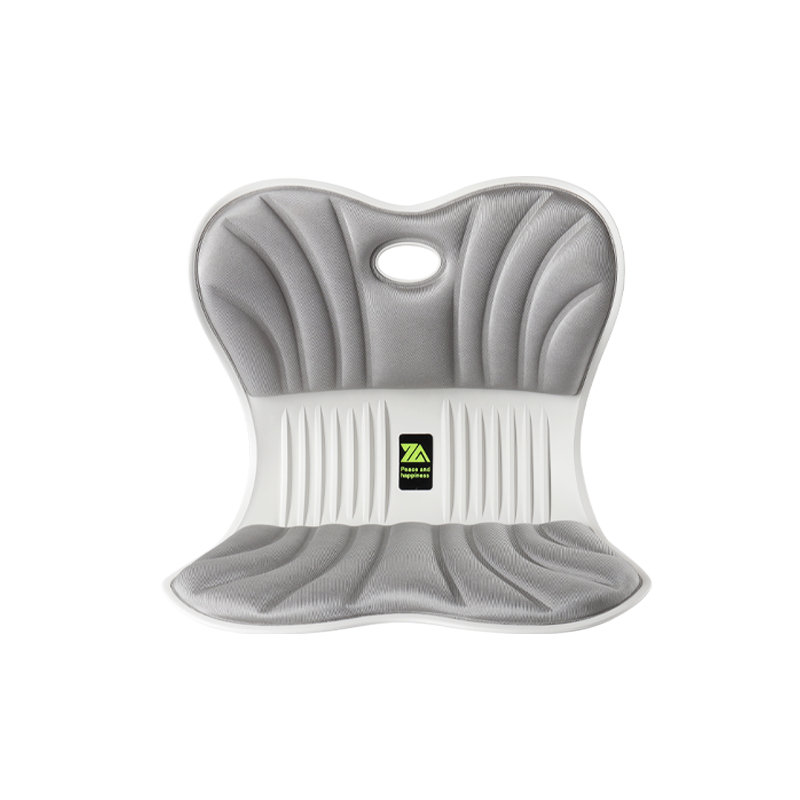 思菲其护腰坐垫ZD502办公室久坐不累神器花瓣靠背防驼背矫正坐姿矫正器2.0kg/个 灰色