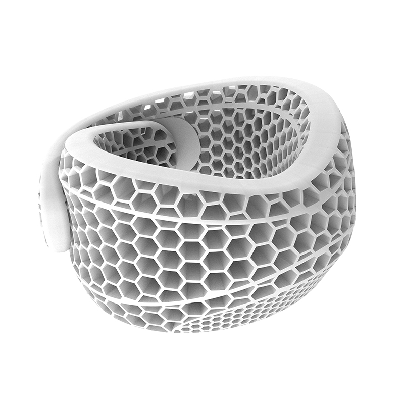 思菲其护颈脖套TPE脖套BT02脖子前倾矫正神器坐车固定支撑颈椎颈托防低头脖套165g/个 灰色