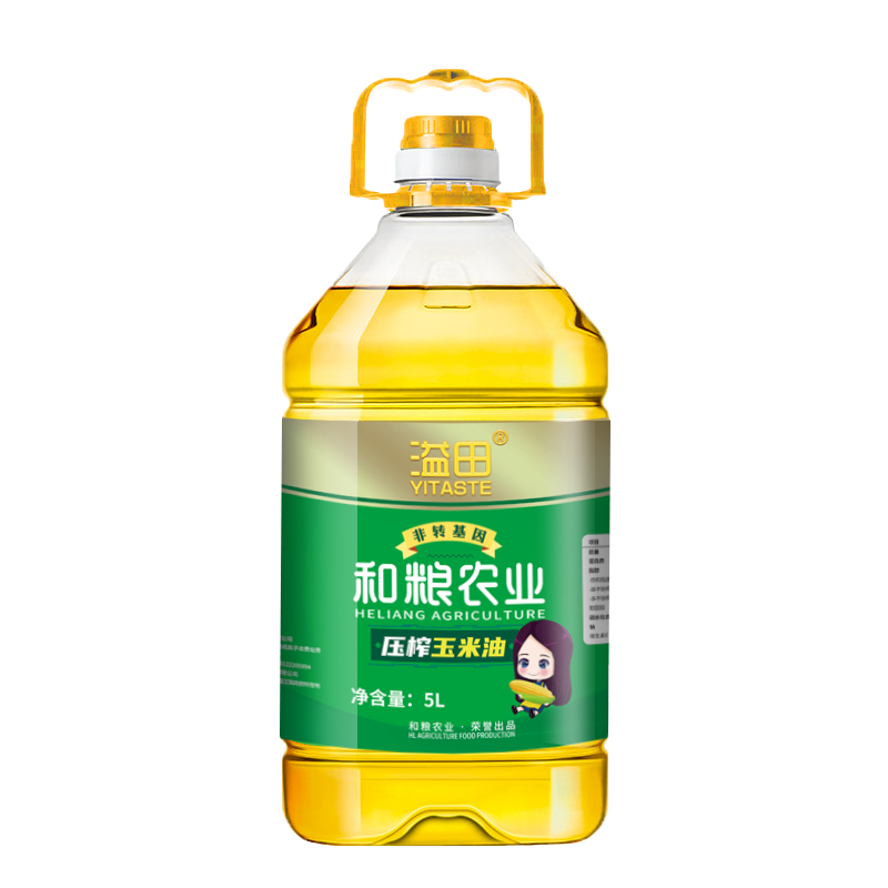 溢田压榨玉米油5L单位：桶  