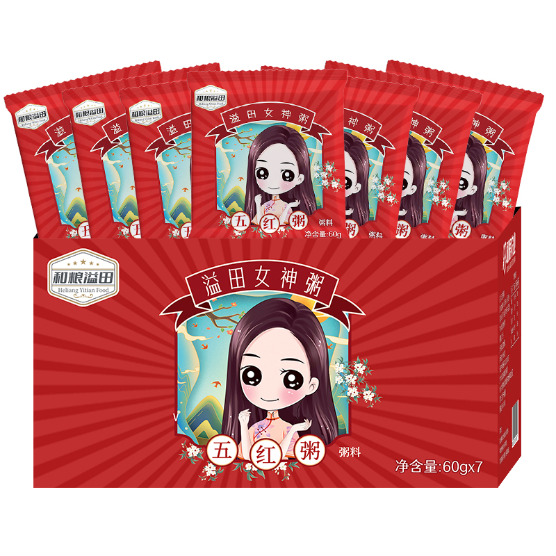 溢田五红粥60g*7单位：盒  