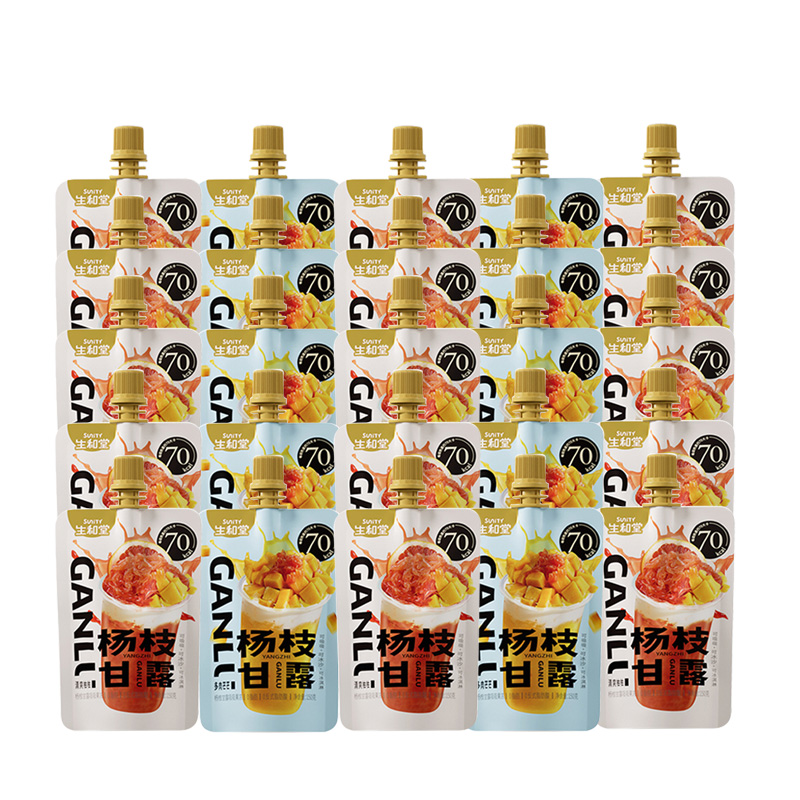 生和堂吸吸果冻（杨枝甘露/蓝莓西米露/秋梨枇杷爽口味随机）150g*30袋 无色