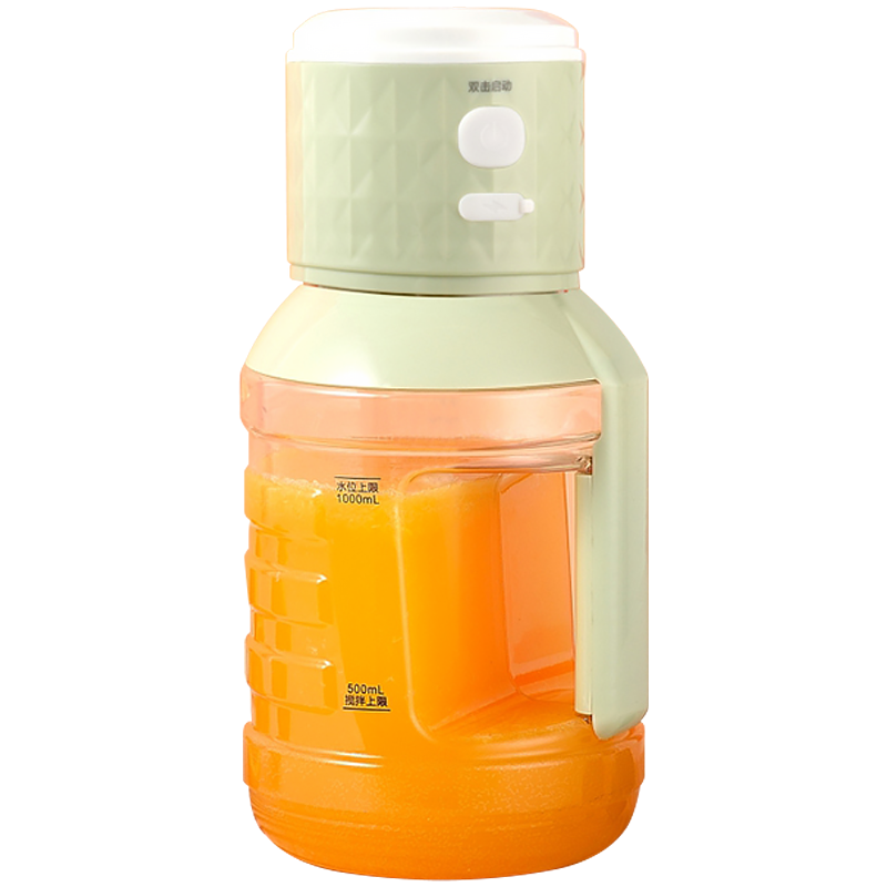 澳得迈（AODMA） 便携式果汁杯 家用可充电原汁机 PJ-108 容量1000mL 绿色（单位：台）