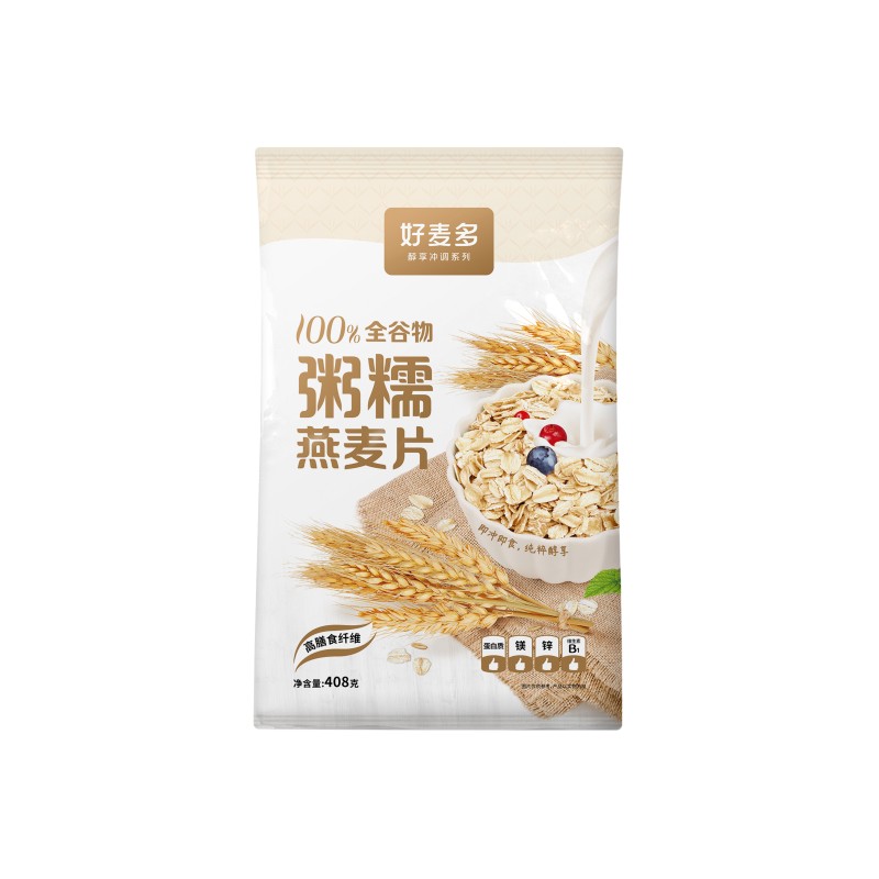 好麦多粥糯燕麦片408g（单位：袋） 白色 澳洲轻卡燕麦片408g