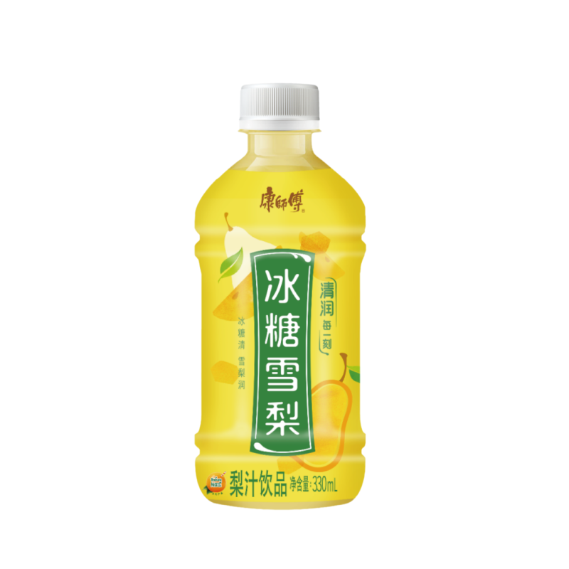 康师傅冰糖雪梨梨汁饮料轻巧装箱330ml*12 康师傅冰糖雪梨