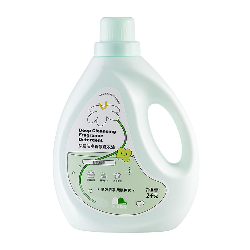 凯儿得乐/CareDaily 三效合一 2kg*4瓶 洗衣液 绿色（单位：箱）