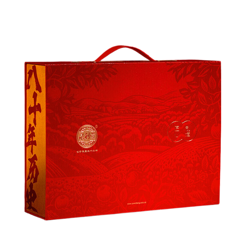 泉利堂蜜饯果干礼盒1548g 6罐  