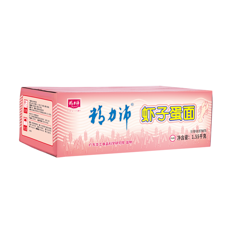 精力沛非油炸方便速食面虾子蛋面1550g/箱 1.55kg