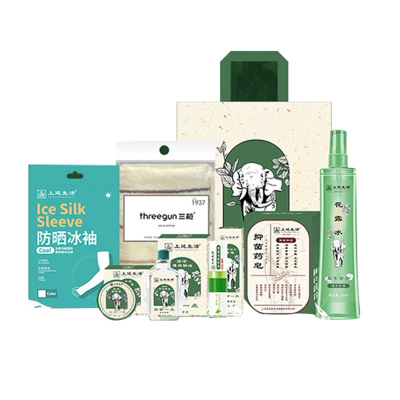 上延生活 清凉防暑七件套（单位：套） 雾雨绿