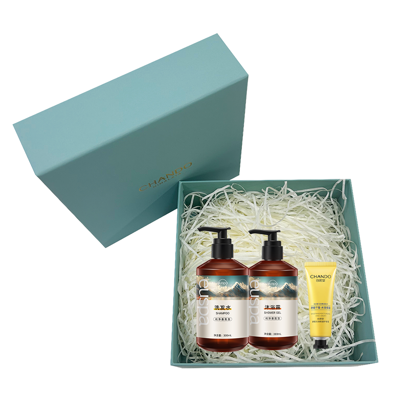 自然堂 悠然时光B洗护套装（单位：套） 深蓝色