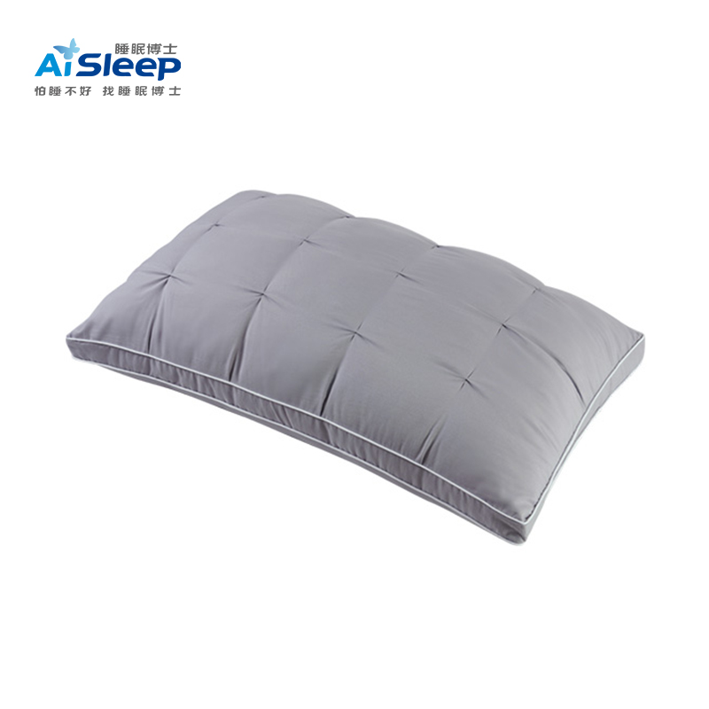 睡眠博士（AiSleep）臻享纤维云柔枕（立高款）70*45cm+3cm 单位: 只 灰色