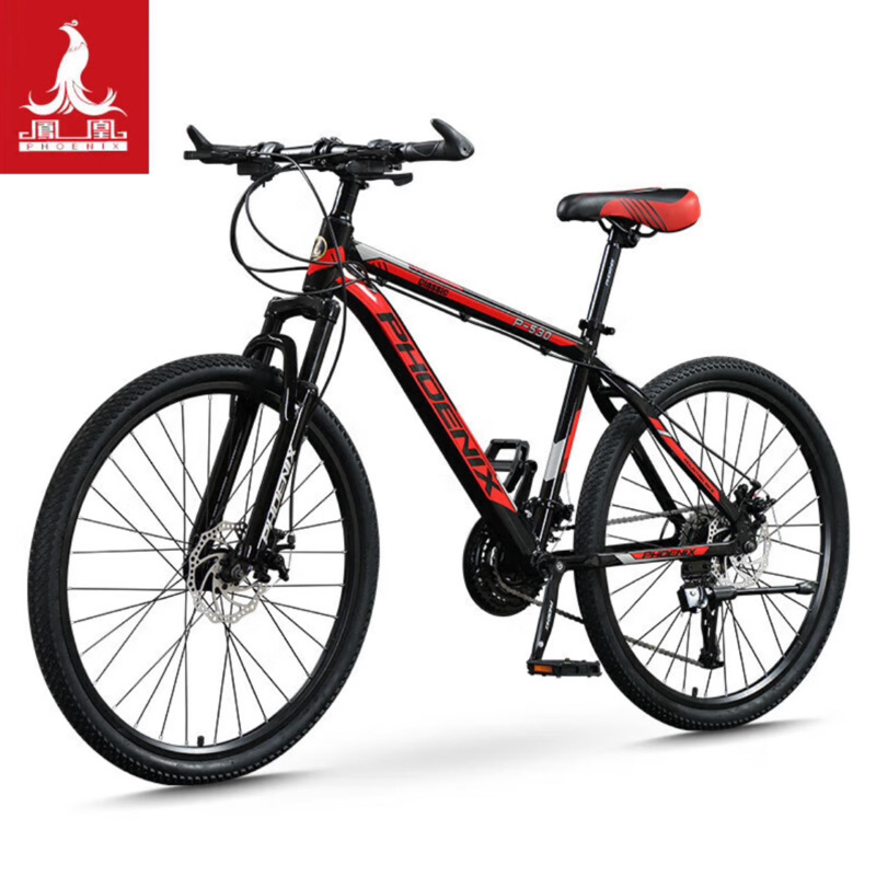 凤凰（Phoenix）24速 26寸山地自行车-战神（辐条轮）（单位：辆） 红色