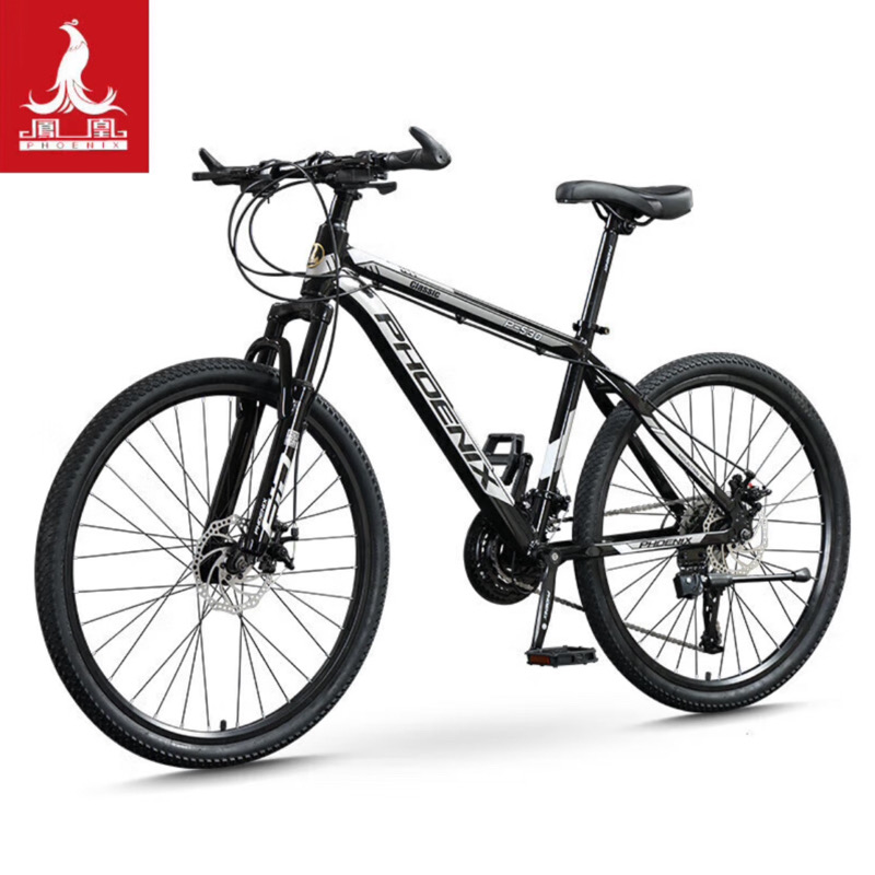 凤凰（Phoenix）24速 26寸山地自行车-战神（辐条轮）（单位：辆） 银色