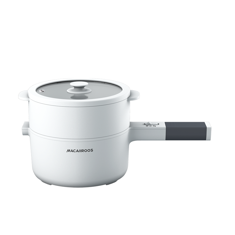 迈卡罗 （MACAIIROOS）电煮锅小电锅多用途锅MC-ZG15E（单位：台） 本白色