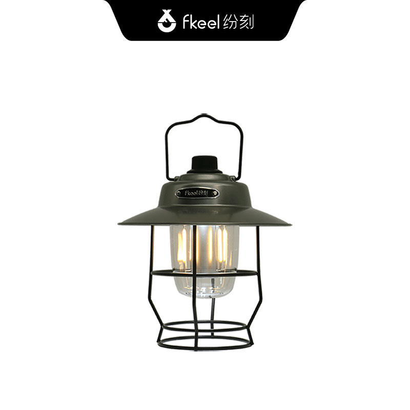 纷刻fkeel复古充电式露营灯FA1104/个 银色