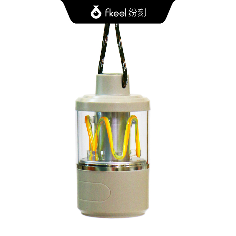 纷刻fkeel便携式充电露营灯FD1121/个 灰色