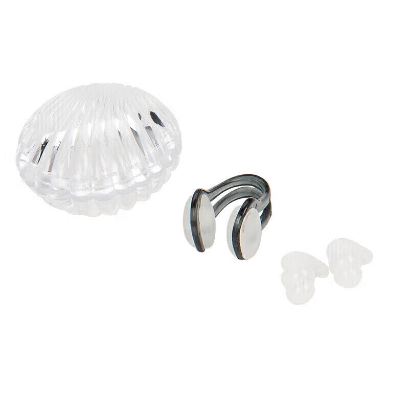 李宁 LI-NING时尚耐用不变形PC支架鼻夹耳塞 LNQT706-1 黑色（单位：个）  