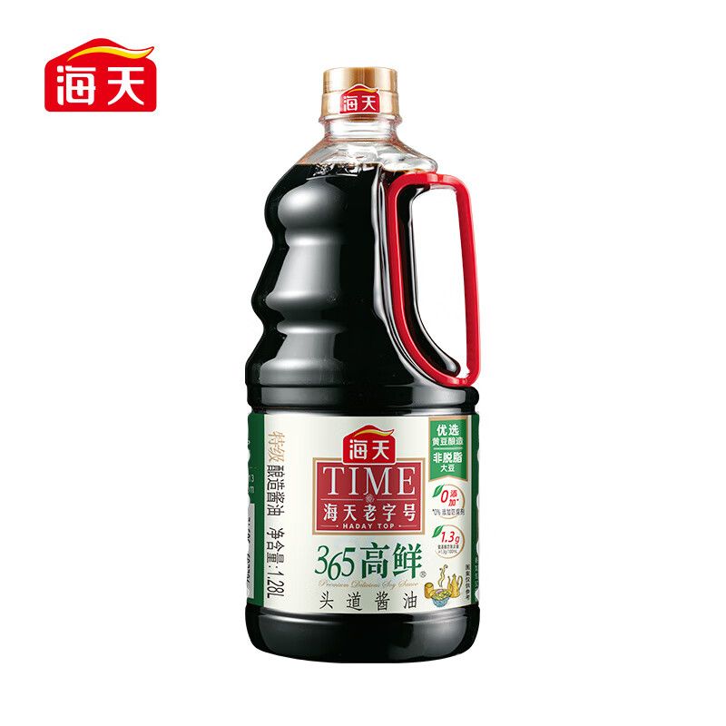海天365高鲜头道酱油1.28L/瓶（中华老字号） 1.28L/瓶