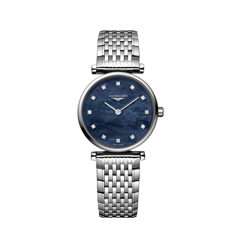 浪琴Longines 嘉岚系列石英手表女表 L4.209.4.81.6（单位1块） 蓝色