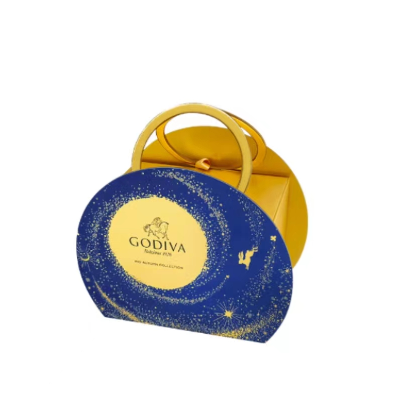 歌帝梵 鎏金&middot;浓情巧克力月饼礼盒261g单位：盒 蓝色