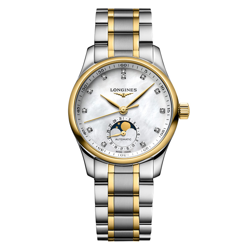 浪琴Longines 名匠系列月相机械手表女表 L2.409.5.87.7（单位：块） 珠光贝母