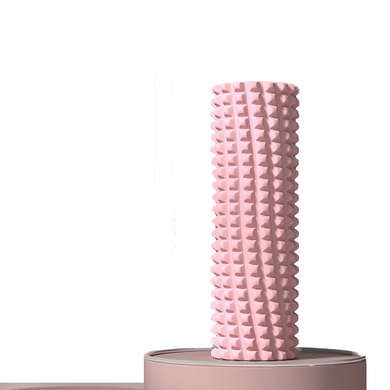 李宁泡沫轴肌肉放松浮点按摩腰部滚轴专业筋膜健身器瑜伽柱 LJSR629-1 粉色/个  